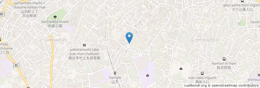 Mapa de ubicacion de 横浜大和郵便局 en 日本, 神奈川県, 横浜市, 中区.