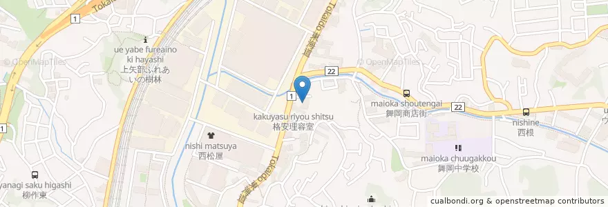 Mapa de ubicacion de 横浜市安全管理局戸塚消防署吉田消防出張所 en Japan, Kanagawa Prefecture, Yokohama, Totsuka Ward.