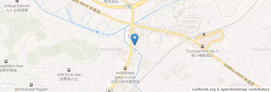 Mapa de ubicacion de 横浜市安全管理局旭消防署 en Japan, Präfektur Kanagawa, Yokohama, 旭区.