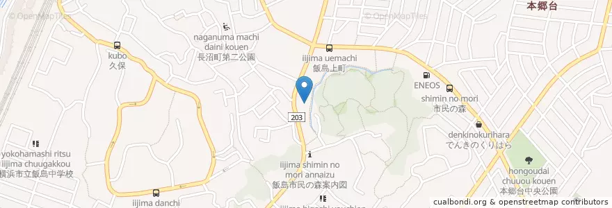 Mapa de ubicacion de 横浜市安全管理局栄消防署豊田消防出張所 en Japan, 神奈川県, Yokohama, 栄区.