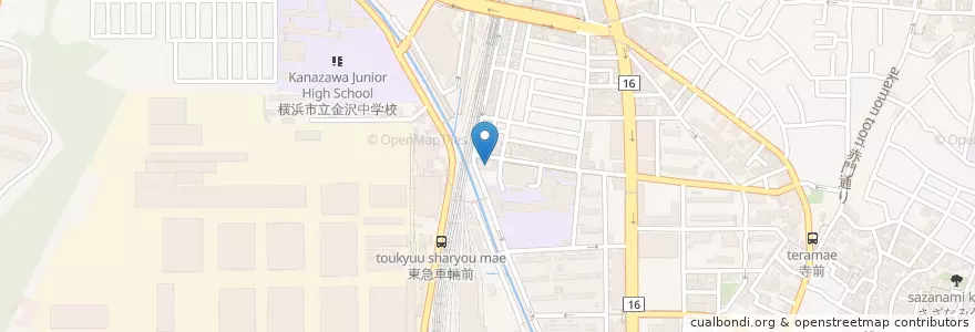 Mapa de ubicacion de 横浜市金沢さくら保育園 en Japan, 神奈川県, Yokohama, 金沢区.