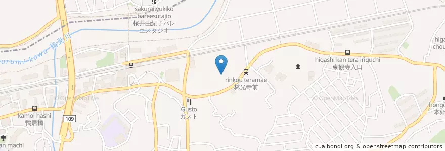 Mapa de ubicacion de 横浜市鴨居保育園 en Japan, 神奈川県, Yokohama.