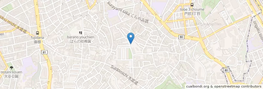Mapa de ubicacion de 横浜愛隣幼稚園 en Japon, Préfecture De Kanagawa, 横浜市, 西区.