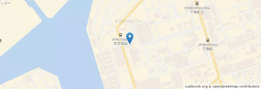 Mapa de ubicacion de 横浜税関川崎税関支署 en Japón, Prefectura De Kanagawa, Kawasaki, 川崎区.