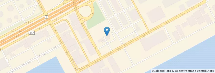 Mapa de ubicacion de 横浜税関川崎税関支署東扇島出張所 en Japan, Kanagawa Prefecture, Kawasaki, Kawasaki Ward.