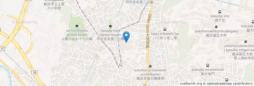Mapa de ubicacion de 横浜船員保険病院 en Japonya, 神奈川県, 横浜市, 神奈川区.