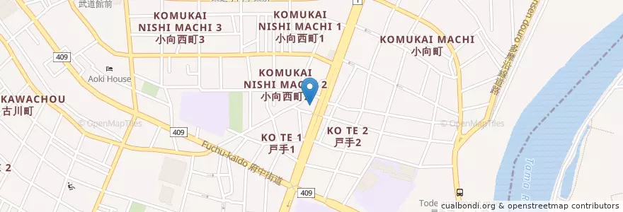 Mapa de ubicacion de 清恵会田村外科病院 en ژاپن, 神奈川県, 川崎市, 幸区.