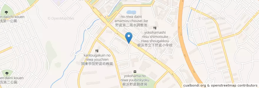 Mapa de ubicacion de 港南警察署野庭交番 en Япония, Канагава, Йокогама, Конан.