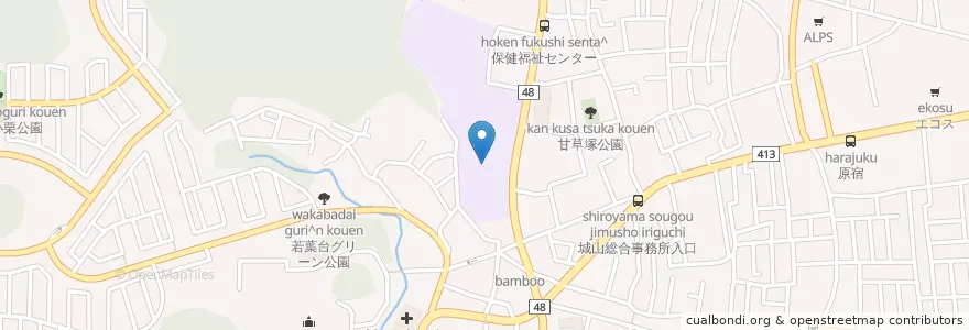 Mapa de ubicacion de 相模原市立川尻小学校 en 일본, 가나가와현, 相模原市, 緑区.