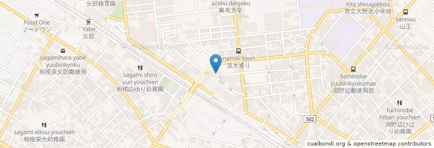 Mapa de ubicacion de 相和会渕野辺総合病院 en Japonya, 神奈川県, 相模原市, 中央区.