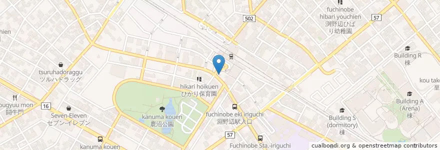 Mapa de ubicacion de 相模原警察署淵野辺駅南口交番 en 日本, 神奈川縣, 相模原市, 中央区.