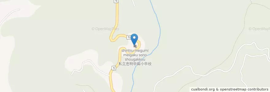 Mapa de ubicacion de 私立恵明学園小学校 en 일본, 가나가와현, 足柄下郡, 箱根町.