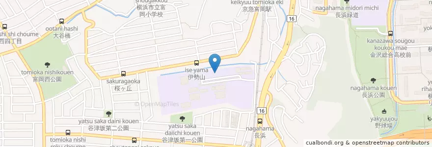 Mapa de ubicacion de 私立横浜中学校 en Japan, 神奈川県, Yokohama, 金沢区.