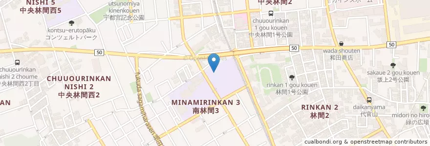 Mapa de ubicacion de 私立聖セシリア女子中学校 en اليابان, كاناغاوا, 大和市.