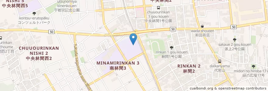Mapa de ubicacion de 私立聖セシリア女子高等学校 en Japón, Prefectura De Kanagawa, 大和市.