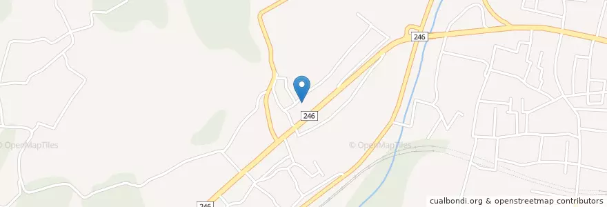 Mapa de ubicacion de 秦野警察署菖蒲駐在所 en Japão, 神奈川県, 秦野市.