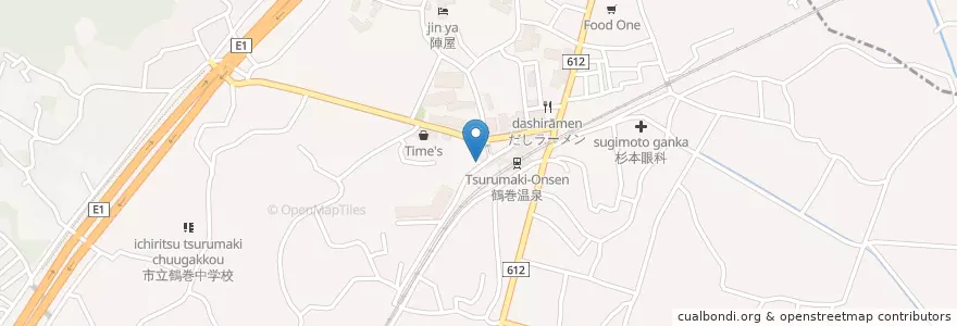 Mapa de ubicacion de 秦野警察署鶴巻交番 en Japan, Präfektur Kanagawa, 秦野市.