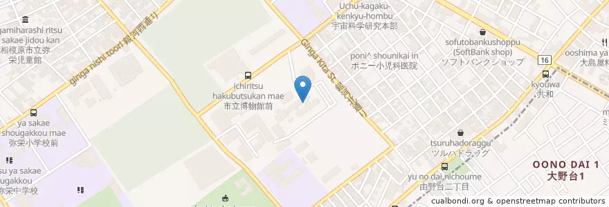 Mapa de ubicacion de 総合研究大学院大学 en Giappone, Prefettura Di Kanagawa, 相模原市, 中央区.