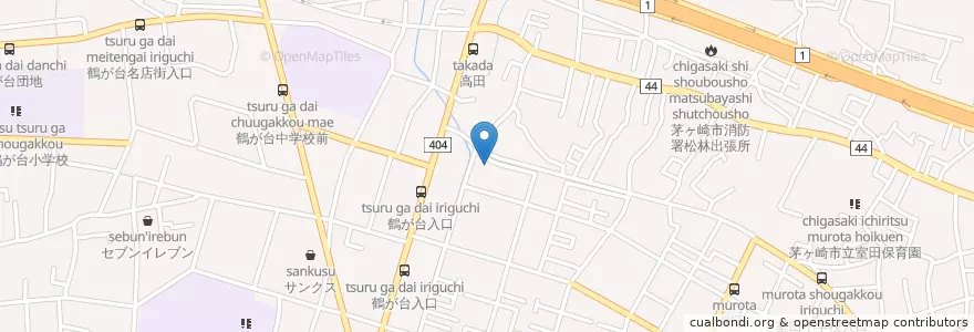 Mapa de ubicacion de 茅ケ崎すみれ幼稚園 en Jepun, 神奈川県, 茅ヶ崎市.