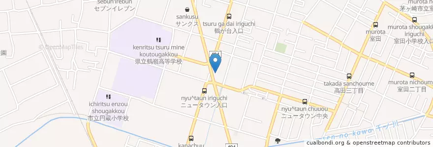 Mapa de ubicacion de 茅ヶ崎高田郵便局 en Jepun, 神奈川県, 茅ヶ崎市.