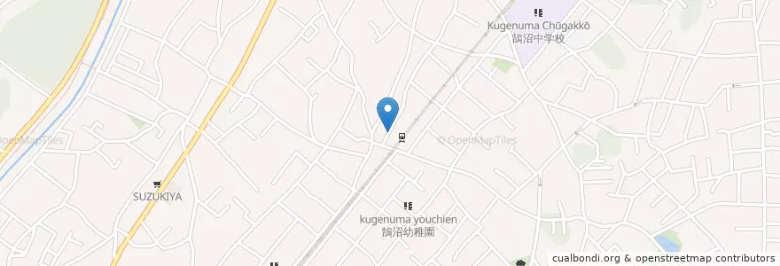 Mapa de ubicacion de 藤沢警察署本鵠沼交番 en 日本, 神奈川県, 藤沢市.