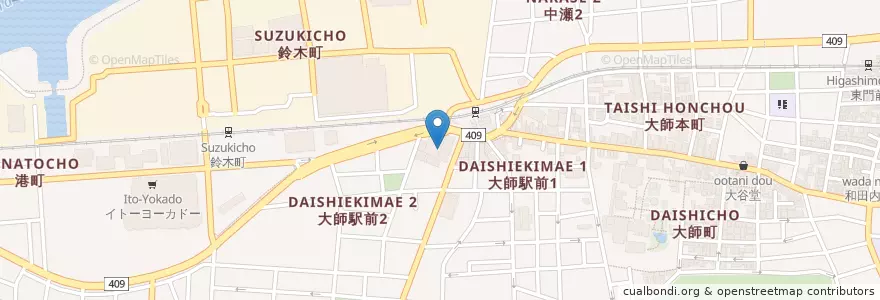 Mapa de ubicacion de 誠医会 宮川病院 en ژاپن, 神奈川県, 川崎市, 川崎区.