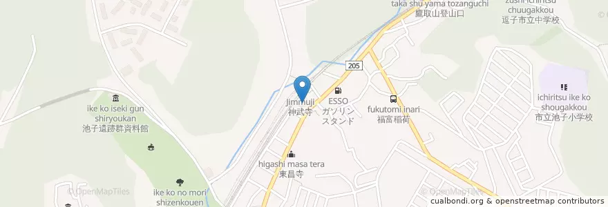 Mapa de ubicacion de 逗子市立湘南保育園 en 일본, 가나가와현, 逗子市.