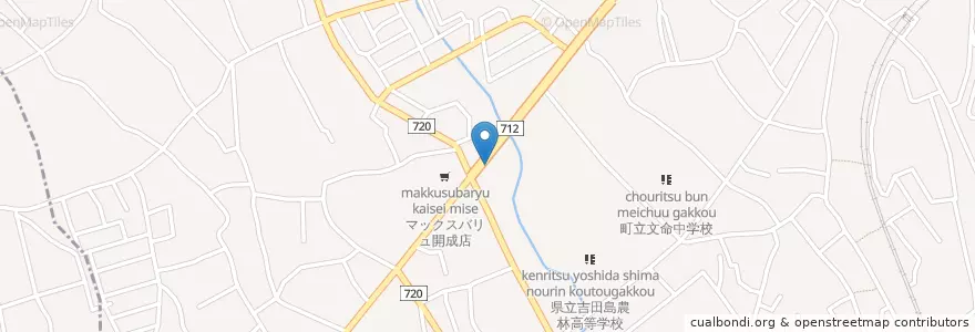 Mapa de ubicacion de 開成郵便局 en 일본, 가나가와현, 足柄上郡, 開成町.