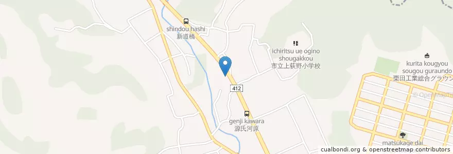 Mapa de ubicacion de 青木末次郎記念会相州病院 en Japan, 神奈川県, 厚木市.
