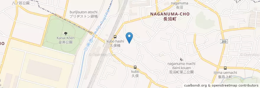 Mapa de ubicacion de 飯島幼稚園 en Japan, 神奈川県, Yokohama, 栄区.