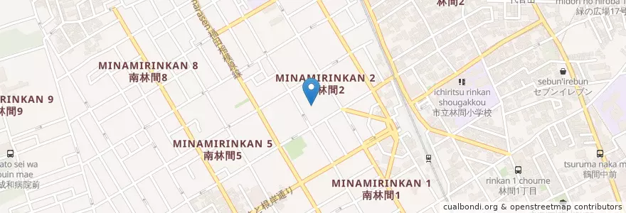 Mapa de ubicacion de 高座みどり幼稚園 en Japón, Prefectura De Kanagawa, 大和市.