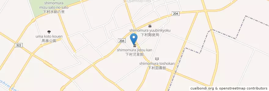 Mapa de ubicacion de 下村児童館 en Japon, Préfecture De Toyama, 射水市.