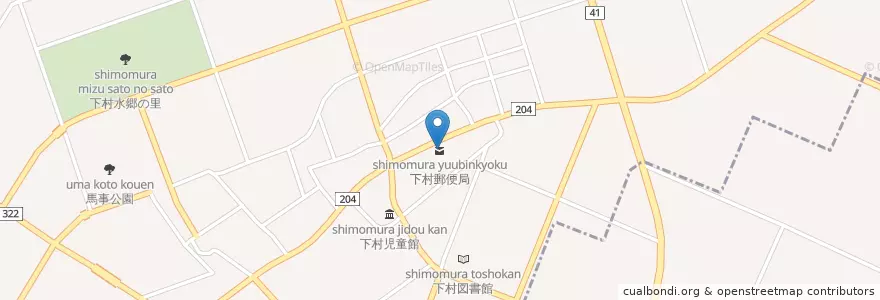 Mapa de ubicacion de 下村郵便局 en Japon, Préfecture De Toyama, 射水市.