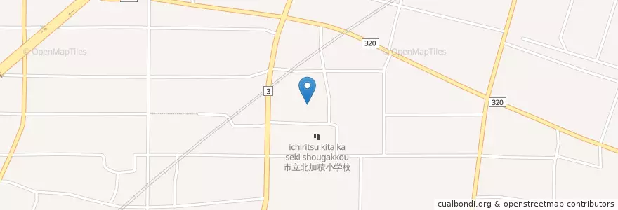 Mapa de ubicacion de 北加積幼稚園 en Japon, Préfecture De Toyama, 滑川市.