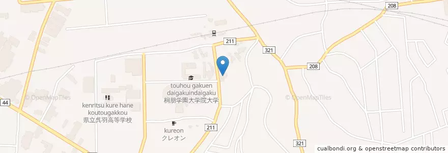 Mapa de ubicacion de 呉羽幼稚園 en Япония, Тояма, 富山市.