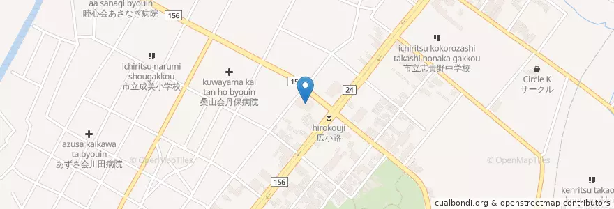 Mapa de ubicacion de 国民生活金融公庫高岡支店 en Giappone, Prefettura Di Toyama, 高岡市.