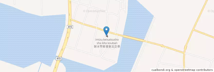Mapa de ubicacion de 射水警察署射北交番 en 日本, 富山県, 射水市.