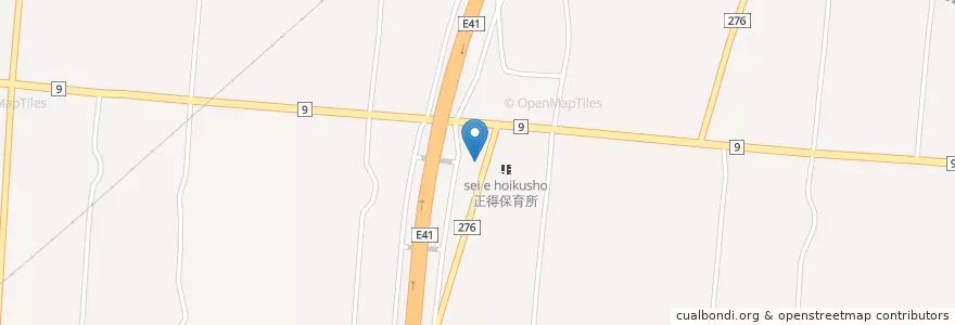 Mapa de ubicacion de 小矢部警察署正得駐在所 en Japan, Präfektur Toyama, 小矢部市.