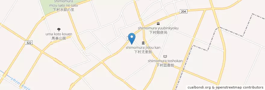 Mapa de ubicacion de 市立下村小学校 en Japonya, 富山県, 射水市.