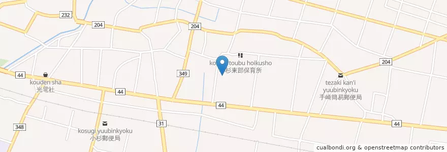 Mapa de ubicacion de 戸破児童館 en Япония, Тояма, 射水市.