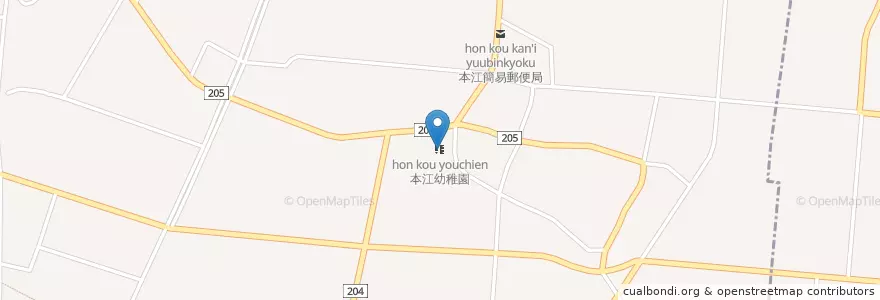 Mapa de ubicacion de 本江幼稚園 en Jepun, 富山県, 射水市.