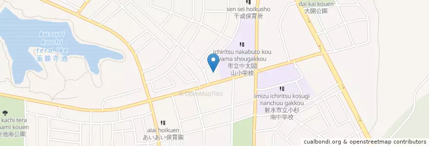Mapa de ubicacion de 杉の子保育園 en Jepun, 富山県, 射水市.