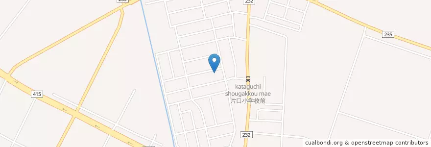 Mapa de ubicacion de 片口保育園 en 日本, 富山県, 射水市.