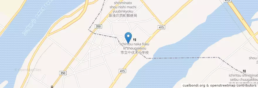 Mapa de ubicacion de 西部保育園 en Japon, Préfecture De Toyama.