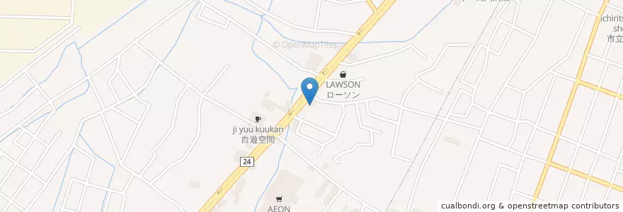 Mapa de ubicacion de 高岡旭ケ丘簡易郵便局 en Japon, Préfecture De Toyama, 高岡市.