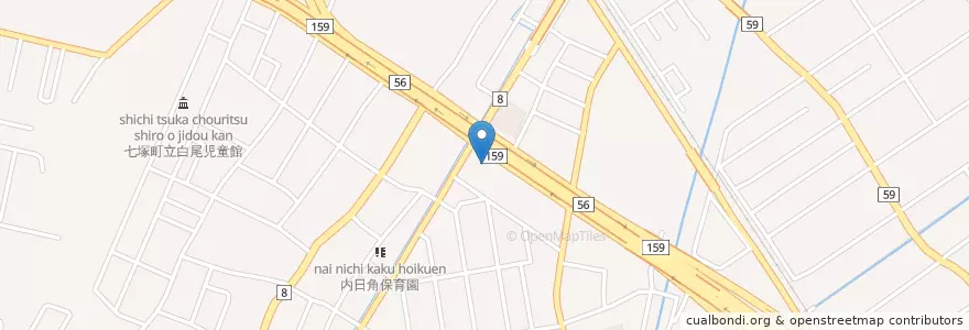 Mapa de ubicacion de かほく市消防署 en Japan, Ishikawa Prefecture, Kahoku.