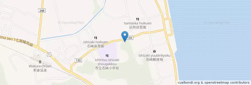 Mapa de ubicacion de 七尾警察署石崎駐在所 en Japan, Präfektur Ishikawa, 七尾市.