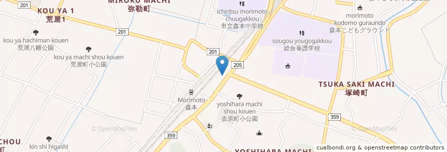 Mapa de ubicacion de 三恵会的場病院 en Japon, Préfecture D'Ishikawa, 金沢市.