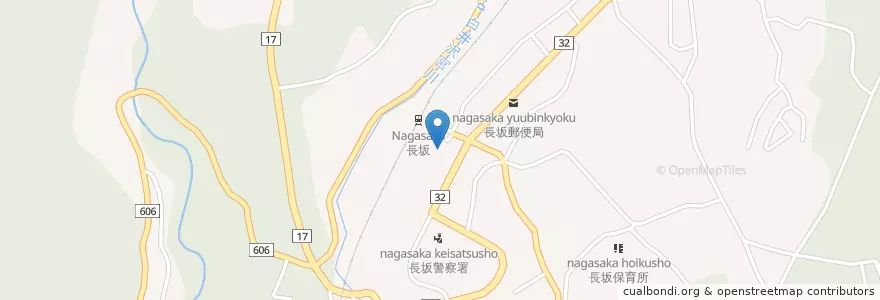 Mapa de ubicacion de 北杜市ながさか図書館 en 일본, 야마나시현, 北杜市.