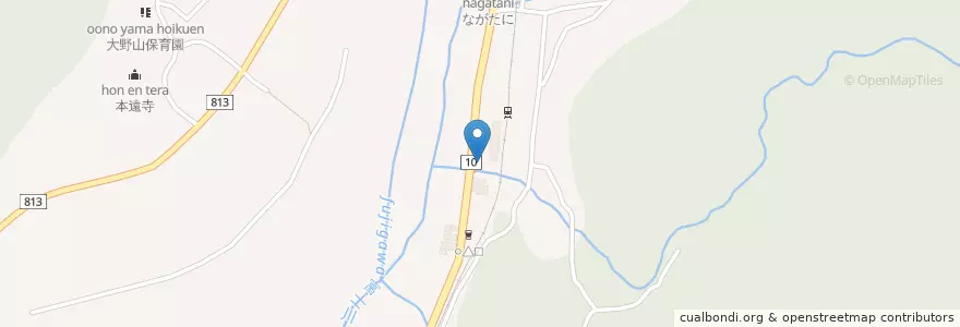Mapa de ubicacion de 南部警察署身延駅前駐在所 en 日本, 山梨県, 南巨摩郡, 身延町.